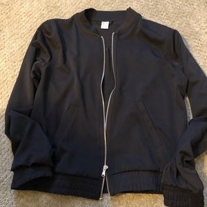 Old Navy Black Athletic Bomber Jacket